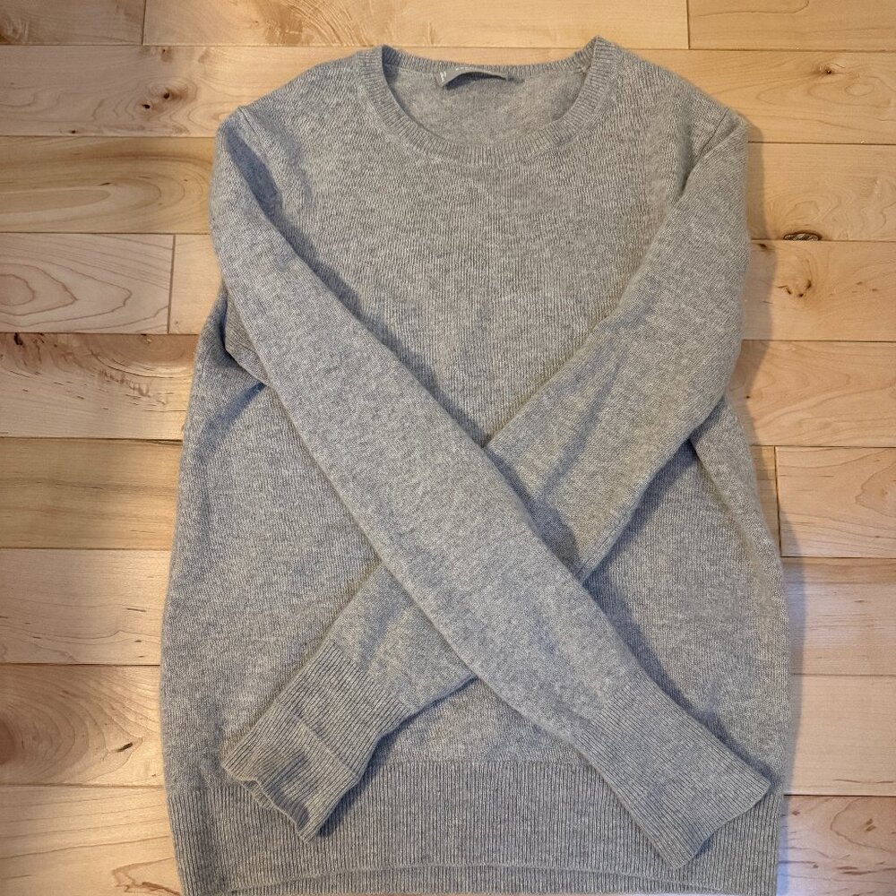 Everlane Women's  The Cashmere Crew - Light Oatmeal Extra Small